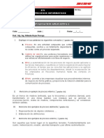 Evaluacion Aplicativa 1 Gestion de Procesos Informaticos