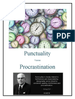 Punctuality Procrastination: Versus