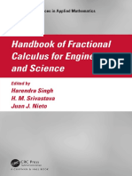 (Advances in Applied Mathematics) Harendra Singh, H. M. Srivastava), Juan J. Nieto - Handbook of Fractional Calculus For Engineering and Science-CRC Press (2022)