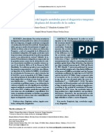 Medicion Radiografica Del Angulo Acetabular para El DX Temprano de DDC