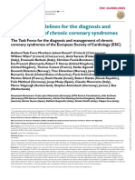 2019 ESC Guidelines for the Diagnosis and Management of Chronic Coronary Syndromes