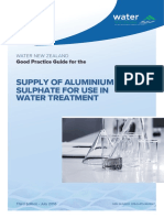 Supply of Aluminium Sulphate Final For Use in Water Treatment