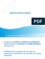 Mercantilismo e LIberalismo