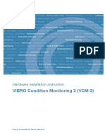 VIBRO Condition Monitoring 3 (VCM-3) : Hardware Installation Instruction
