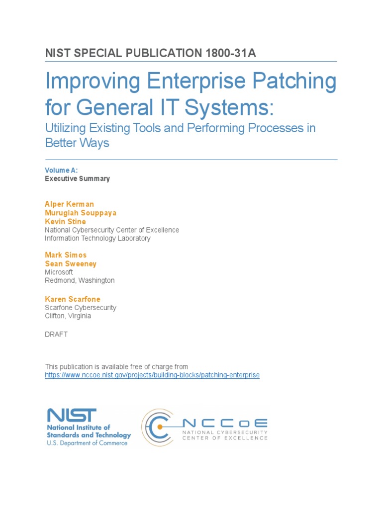 Enterprise IT Patching Guide | PDF | Computer Security | Security