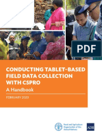 Conducting Tablet-Based Field Data Collection With Cspro: A Handbook