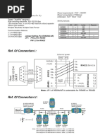 EX9520/A/R/AR Quick Manual: Jumper Setting (For EX9520A/AR) JP1: PIN 2,3 For RS485 PIN 1,2 For RS422