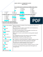 Grade 8 Unit 10 Practice 1. HS