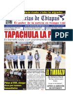 Periódico Noticias de Chiapas, Edición Virtual Sábado 26 de Febrero de 2022