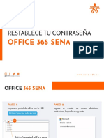 Restablecer Contraseña Office 365