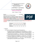 Tarea Descripcion Del Movimiento Fisica 1 2022 1