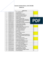 ESOFT BIT_B001 Students List