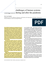 Changes and challenges of human systems