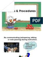 Powerpoint Classroom Rules Procedures - PPT - Read-Only