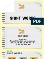 Learn sight words and CVC words