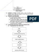 Hostel Manual Part-I General Administration Chapter - 1 University Hostel Administration (UHA)