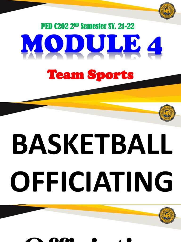 Basketball Officiating | PDF | Referee | Games Of Physical Skill