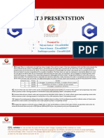 Cat 3 Presentstion: Satyam Kumar: 21scse1010304 Saurav Kumar: 21scse1010677 Saubhagya Pandey: 21scse1011260