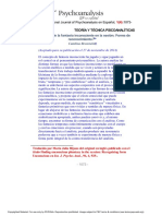 Bronstein, C. (2015) - El Hallazgo de La Fantasía Inconsciente en La Sesión - Ijp-Es.001.1073a