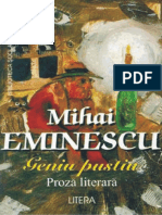 Eminescu Mihai - Geniu Pustiu (Aprecieri)