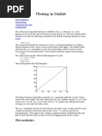 Plotting in Matlab: Plot Aesthetics