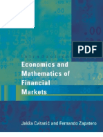 Introduction to Economics and Math of Financial Markets