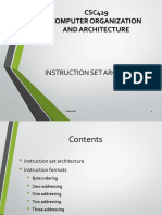 CSC429 - Chapter 6 - Instruction Set Architecture