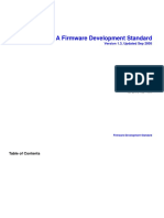 Firmware Standards Manual