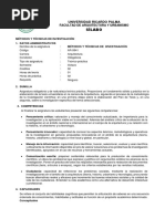 Ar 0841 Metodos y Tecnicas de Investigacion PDF