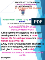 St John's University Development Ethics Guide