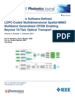 On The Adaptive Software-Defined LDPC-Coded Multidimensional Spatial-MIMO Multiband Generalized OFDM Enabling Beyond 10-Tb/s Optical Transport