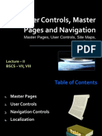 User Controls, Master Pages and Navigation