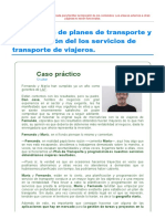 Tema 3 Elaboración de Planes de Transporte y Programación Del Los Servicios de Transporte de Viajeros