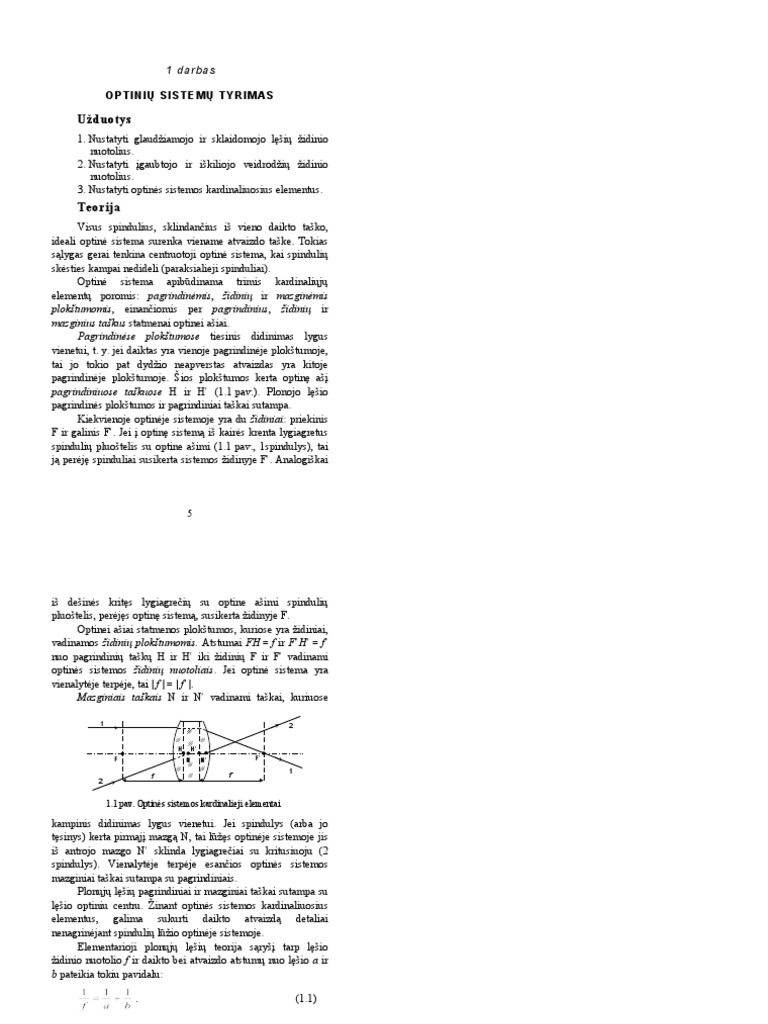 OptiniÅ Sistemå Tyrimas (Nemoku - LT) | PDF