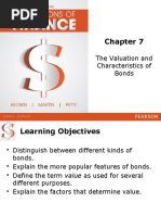 The Valuation and Characteristics of Bonds