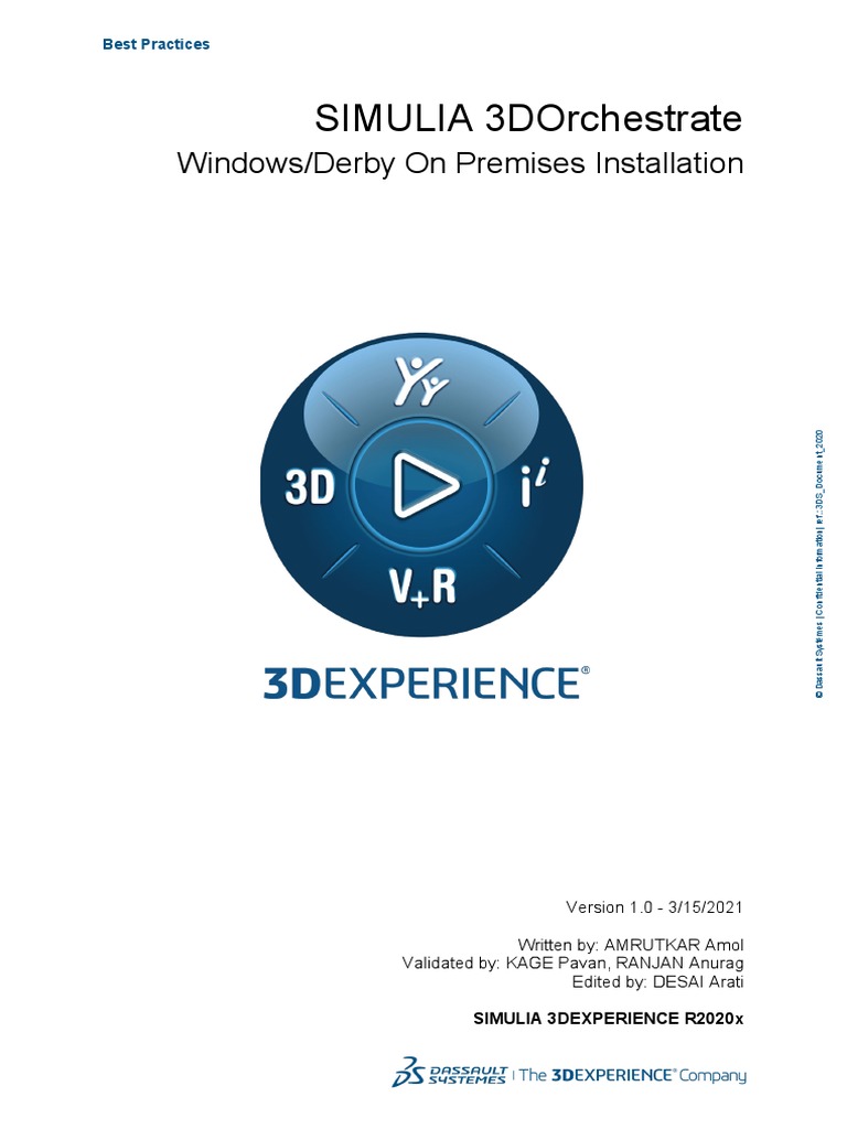 Simulia 3dorchestrate: Windows/Derby On Premises Installation | PDF ...