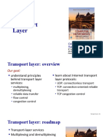 Transport Layer: Computer Networking: A Top-Down Approach