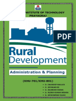 Rural Development - Administration & Planning
