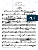 Poulenc Trio FP 43 Oboe part