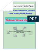 Exposure Factors Handbook
