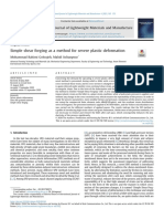 Simple Shear Forging As A Method For Severe Plastic Deformation