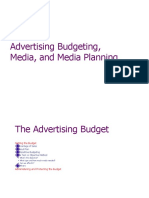 Advtg Budget Media Planning