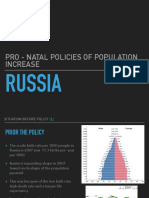 Russia's Pro-Natal Policies to Increase Population