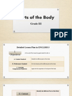Parts of The Body: Grade III