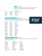 Adjectives Useful For IGCSE Exams