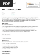 AWS - Architecting On AWS: Skills Gained