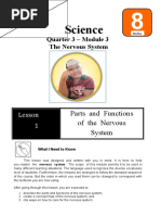 Science: Quarter 3 - Module 3 The Nervous System