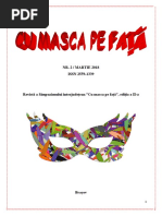 Revista Judeteana Cu Masca Pe Fata Editia a II-A
