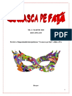 Revista Judeteana Cu Masca Pe Fata Editia A II-A