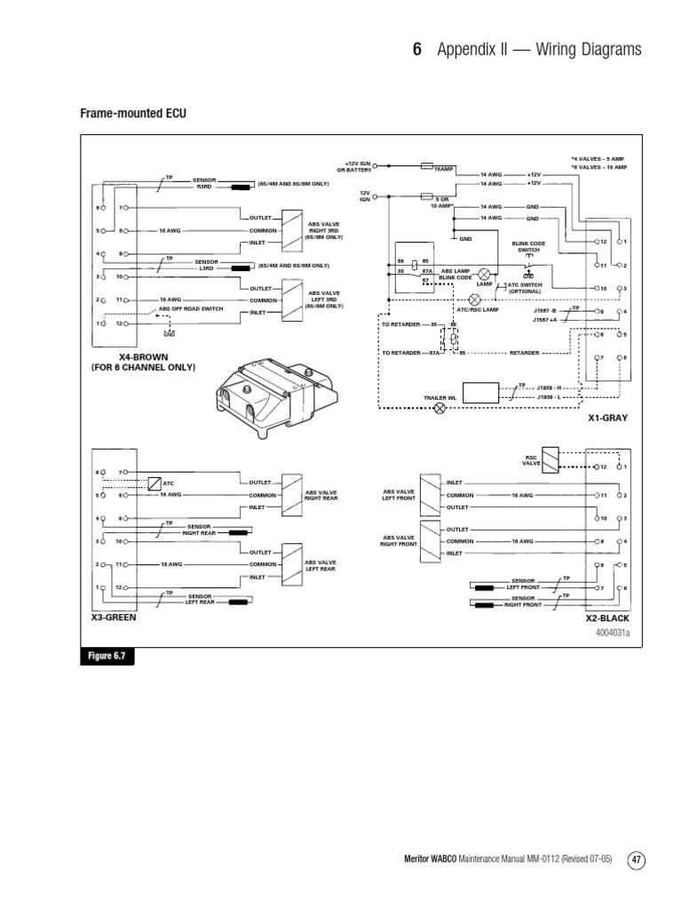 Wabco E Version ECU (Frame) | PDF | Anti Lock Braking System | Car